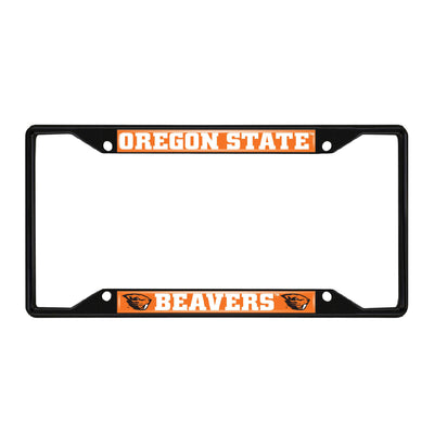 Oregon State University Black License Plate Frame