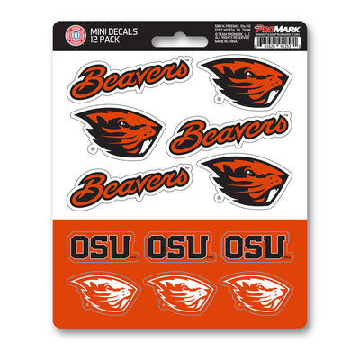 Oregon State University Mini Decal 12-pk