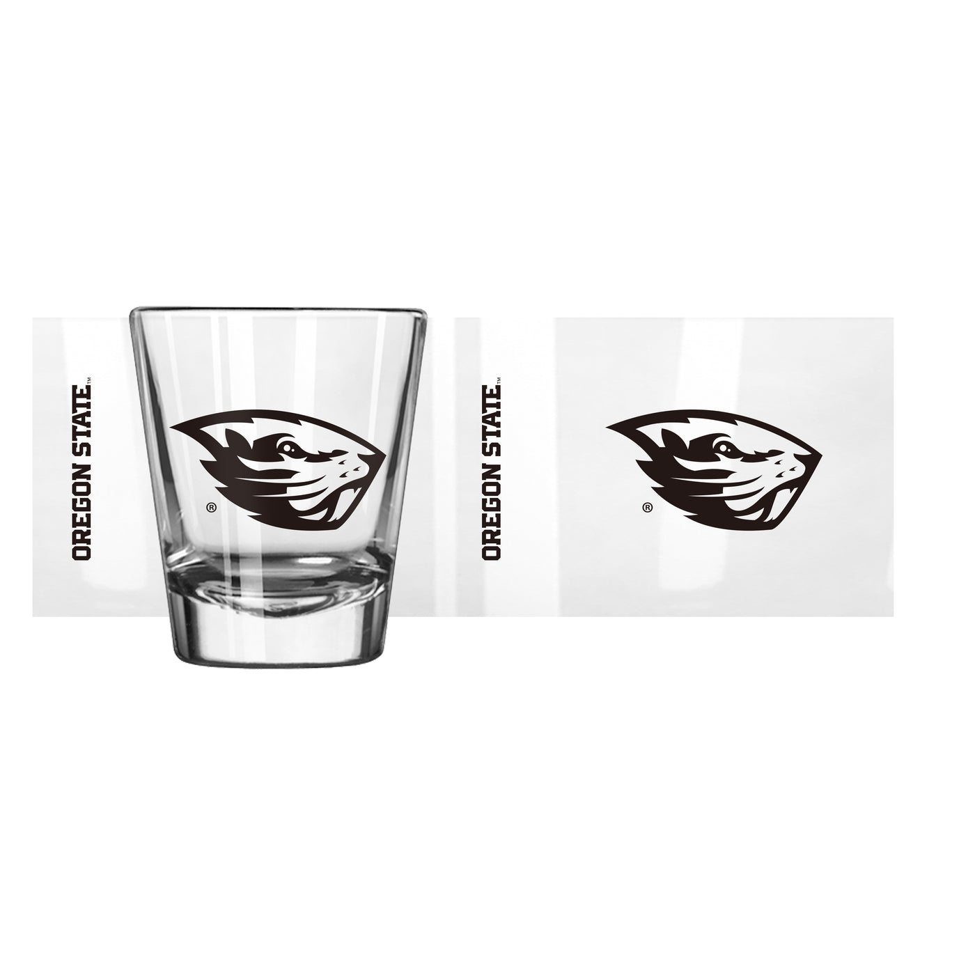 Oregon State 2oz Gameday Shot Glass