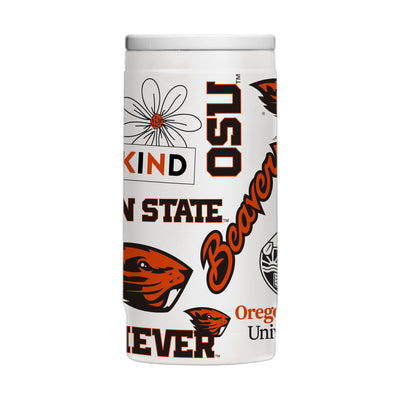 Oregon State 12oz Native Powder Coat Slim Can Coolie