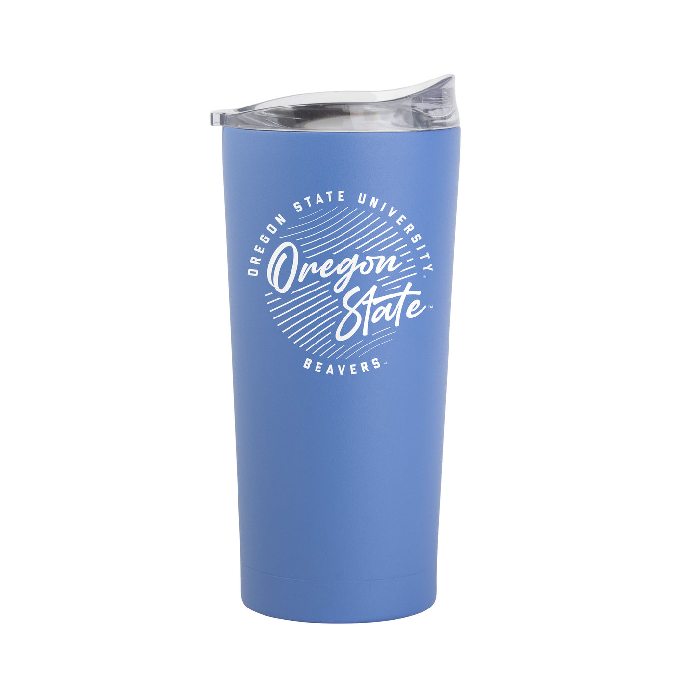 Oregon State 20oz Retro Script Arctic Powder Coat Tumbler