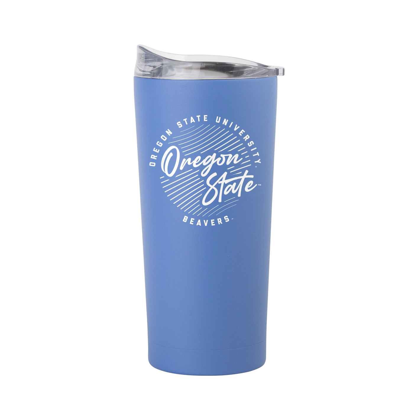 Oregon State 20oz Retro Script Arctic Powder Coat Tumbler