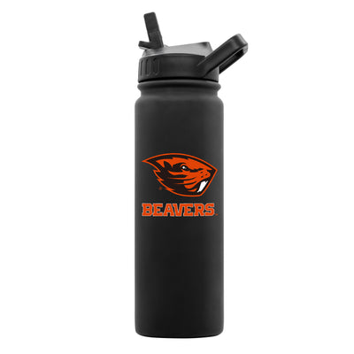 Oregon State 24oz Black Soft Touch Dbl Wall Btl - Logo Brands