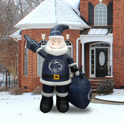 Penn State Santa Claus Yard Inflatable - Logo Brands