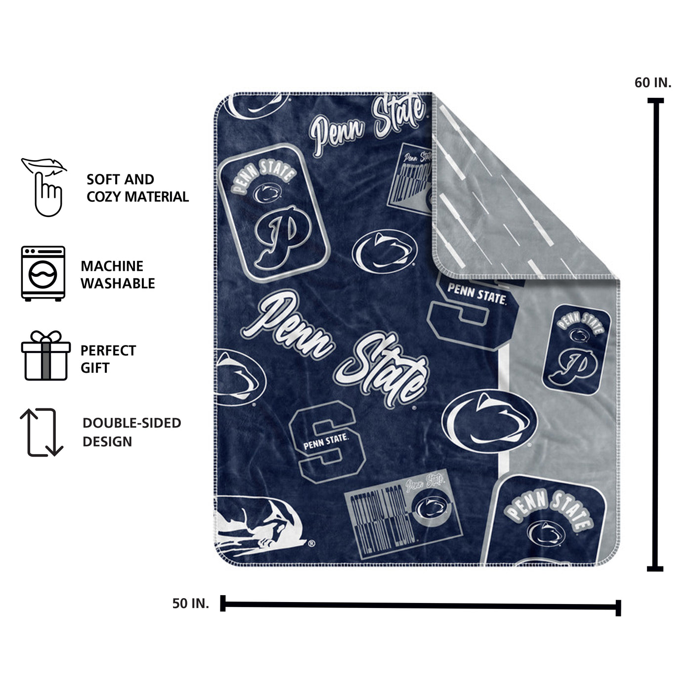 Penn State Dream Weave Throw 50x60