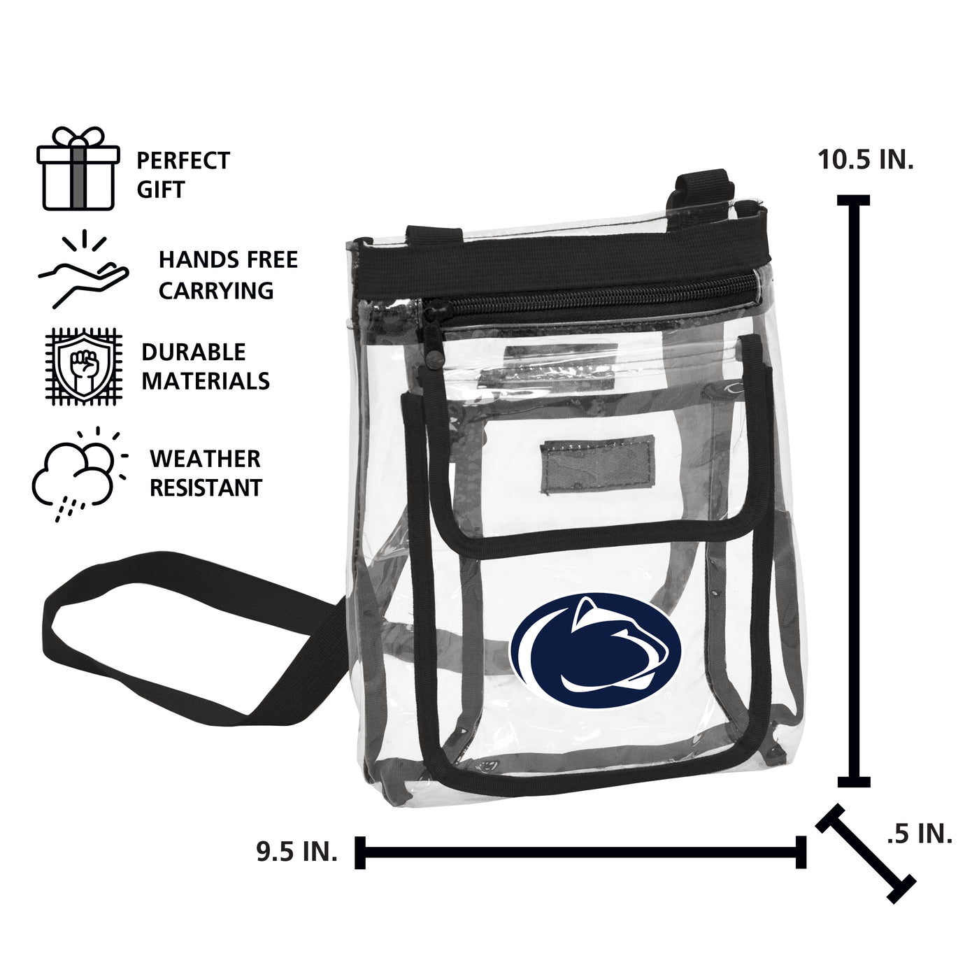 Penn State Gameday Clear Crossbody - Logo Brands