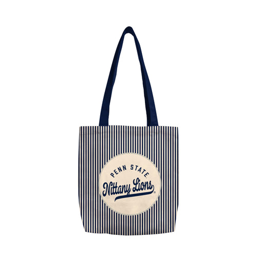 Penn State Classic canvas tote bag by Logo Brands with team logo and durable handles, perfect for carrying everyday essentials.