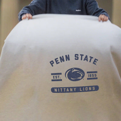 Penn State Oatmeal Sweatshirt Blanket