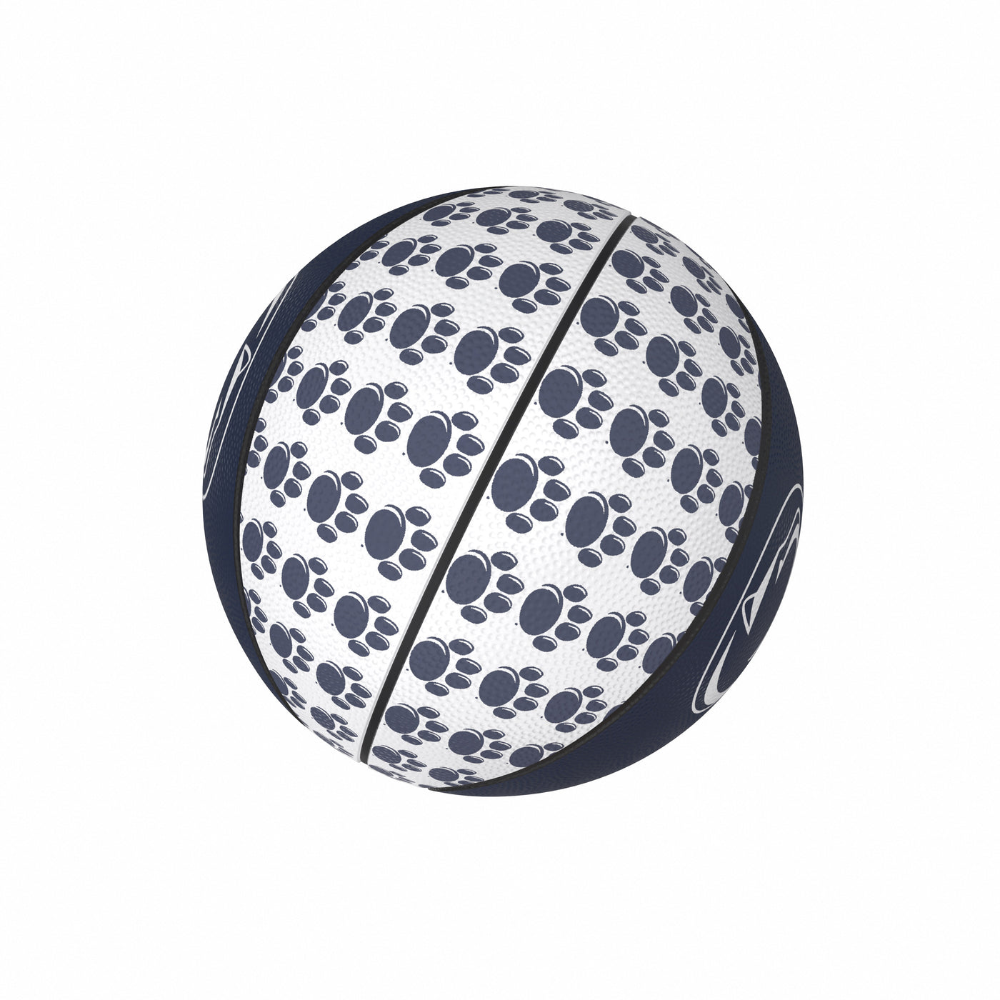 Penn State Repeating Logo Mini-Size Rubber Basketball