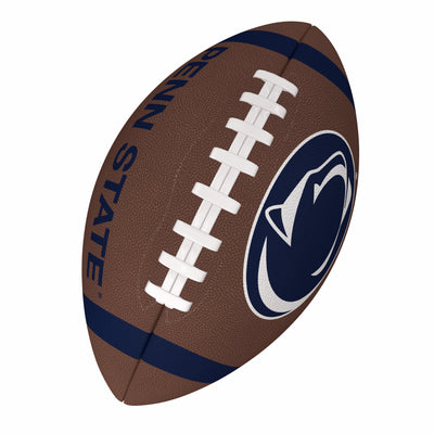 Penn State Team Stripe Official-Size Composite Football - Logo Brands