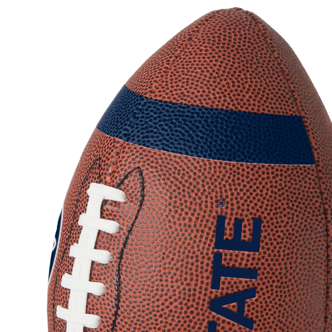 Penn State Team Stripe Official-Size Composite Football - Logo Brands