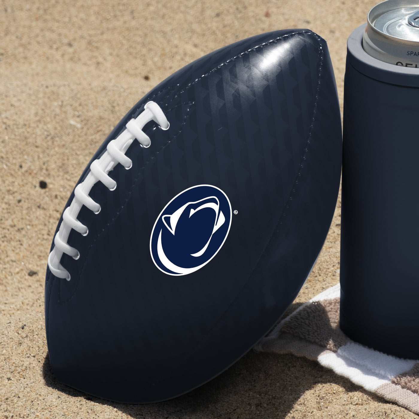 Penn State Carbon Fiber Mini Size Glossy Football