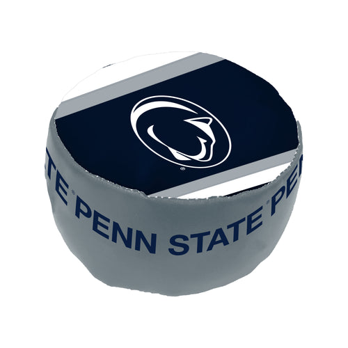 Penn State Soft Hockey Puck by Logo Brands, recreation puck with Penn State logo and team colors on a white background.