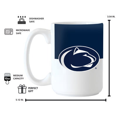 Penn State 15oz Colorblock Sublimated Mug
