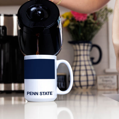 Penn State 15oz Colorblock Sublimated Mug
