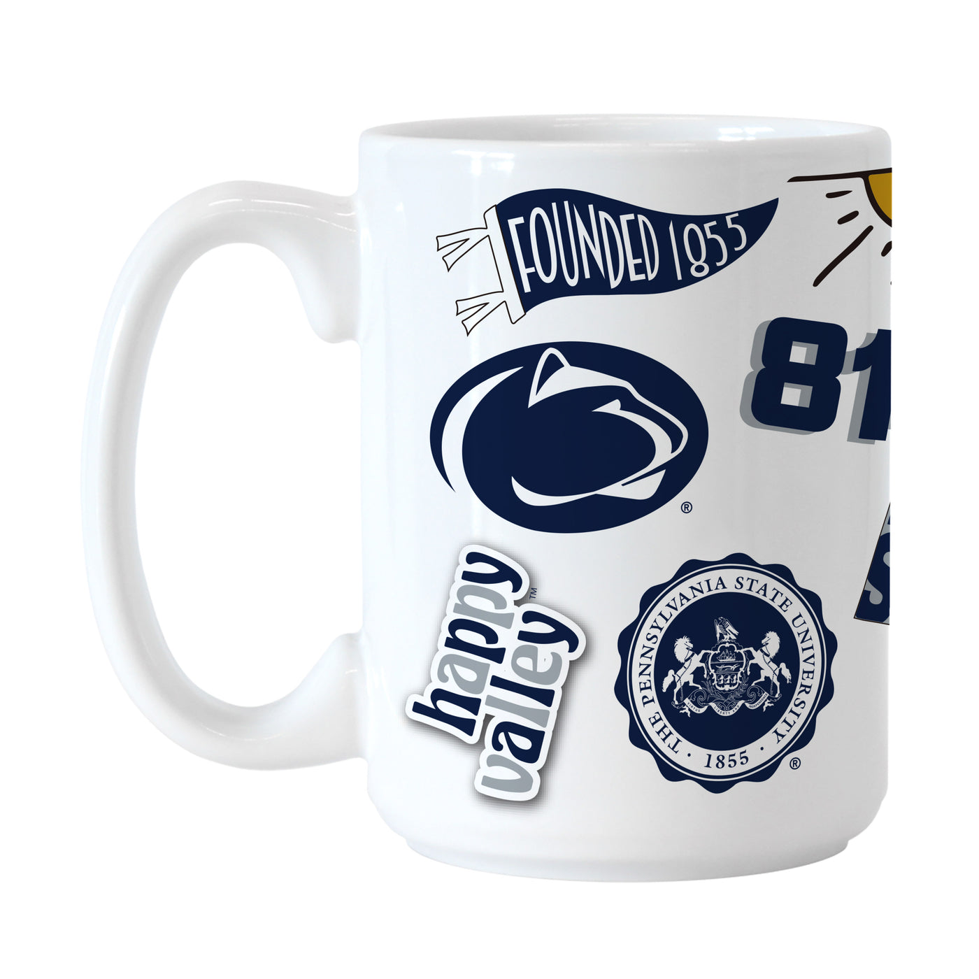 Penn State 15oz Native Sublimated Mug