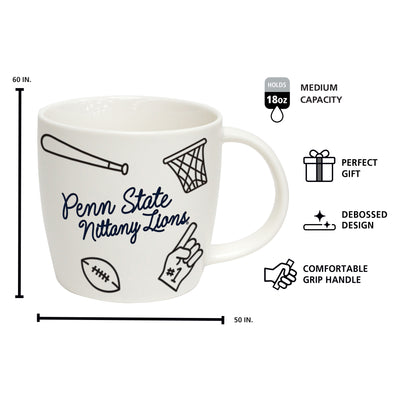 Penn State 18oz Multi-Sport Playmaker Mug