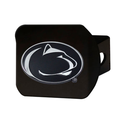 Pennsylvania State University Chrome on Black Hitch Cover