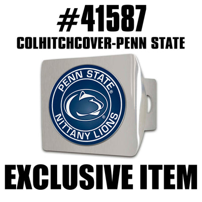 TRINITY Penn State Color on Chrome Hitch Cover