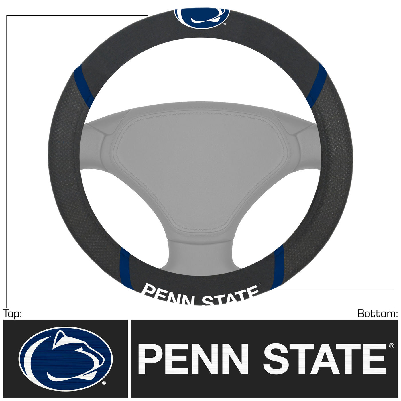 Pennsylvania State University Steering Wheel Cover