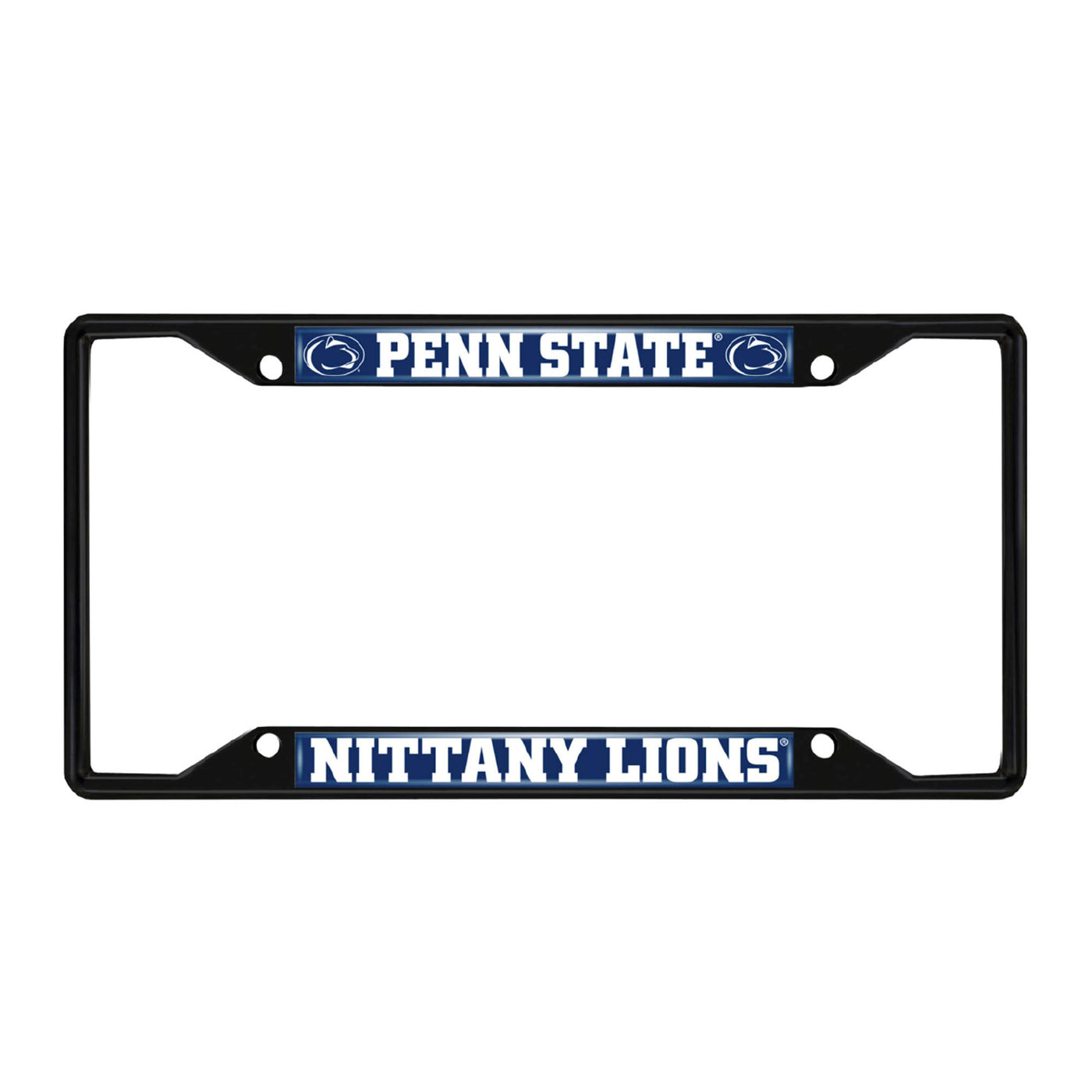 Pennsylvania State University Black License Plate Frame