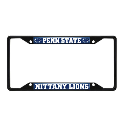 Pennsylvania State University Black License Plate Frame