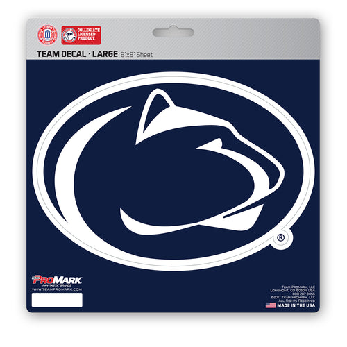 Large Penn State logo decal by Logo Brands, featuring the classic Nittany Lions design on a clear background.