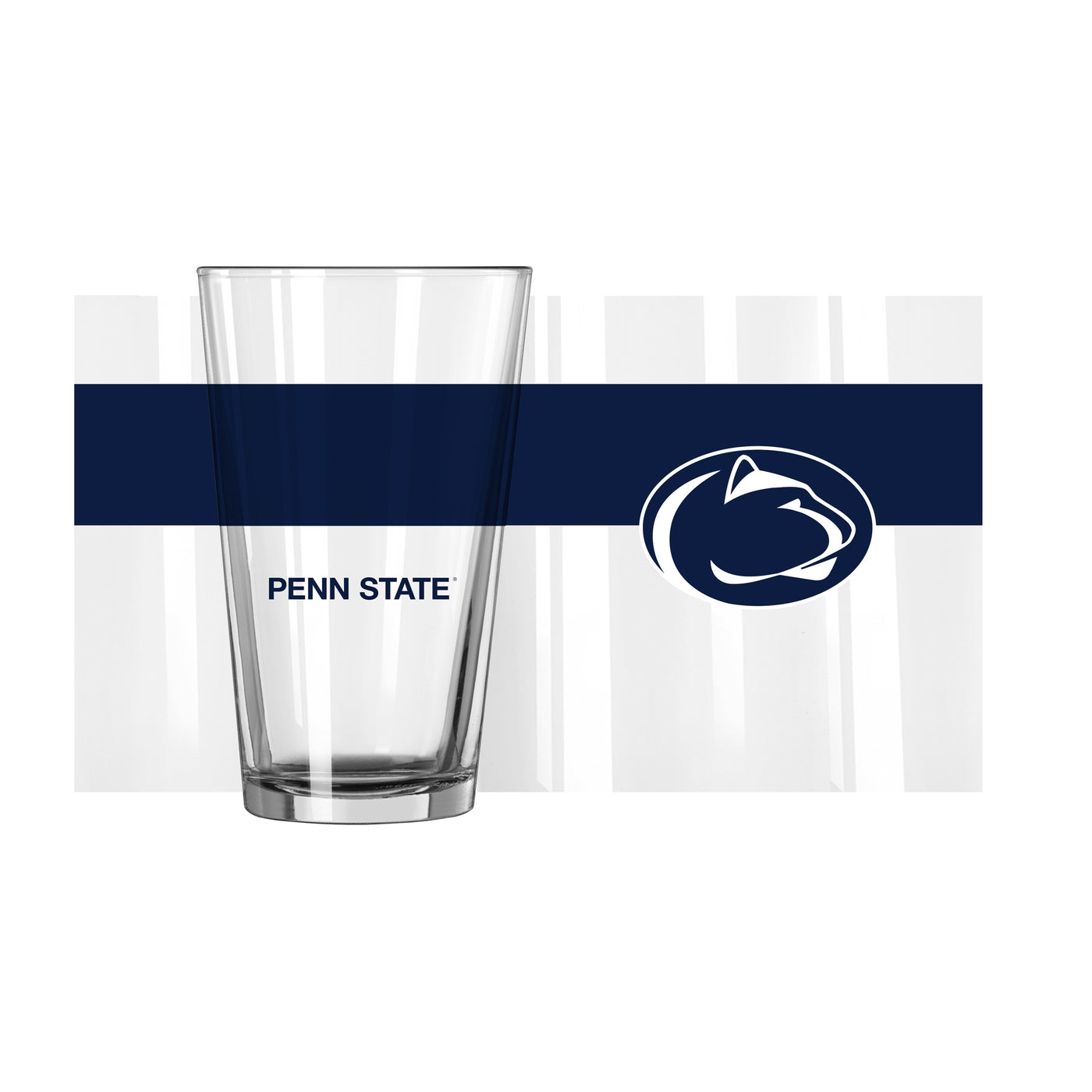 Penn State 16oz Colorblock Pint Glass