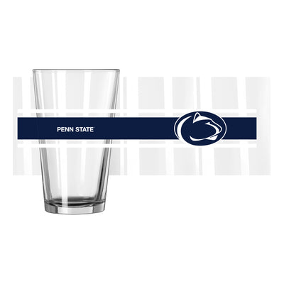 Penn State 16oz Stripe Pint Glass - Logo Brands