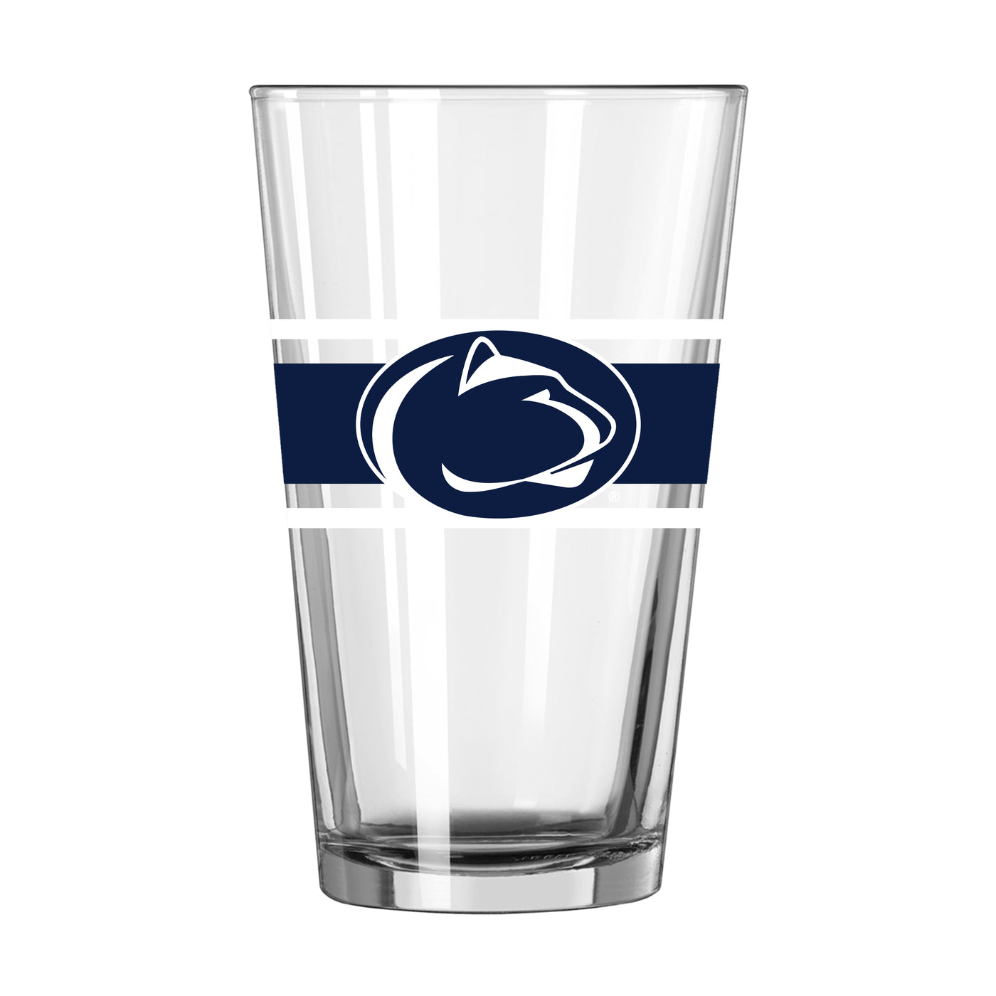 Penn State 16oz Stripe Pint Glass - Logo Brands