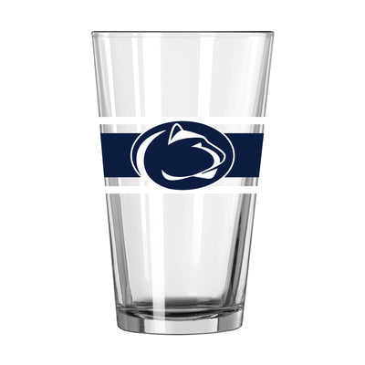 Penn State 16oz Stripe Pint Glass - Logo Brands