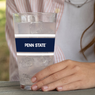 Penn State 16oz Stripe Pint Glass - Logo Brands