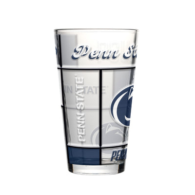Penn State 16oz Quilted Stained Pint Glass