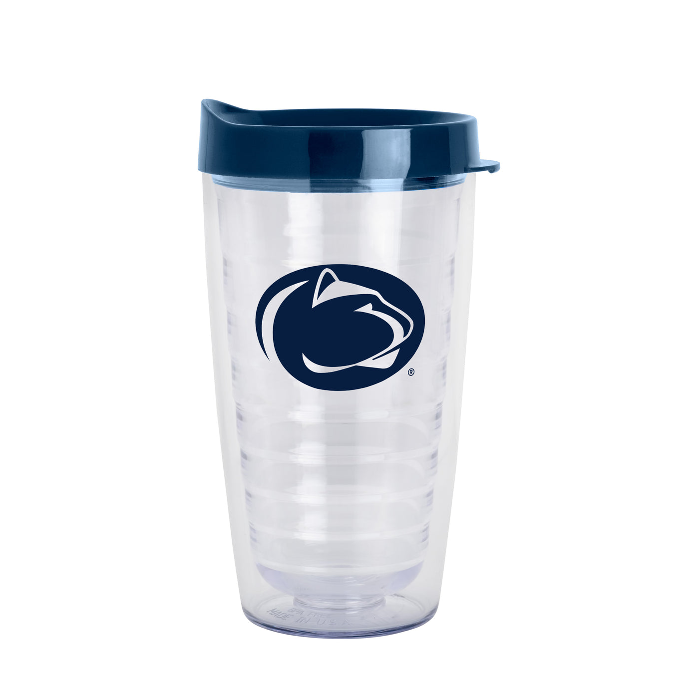 Penn State 16oz Flipside Dbl Wall Clear Tumbler