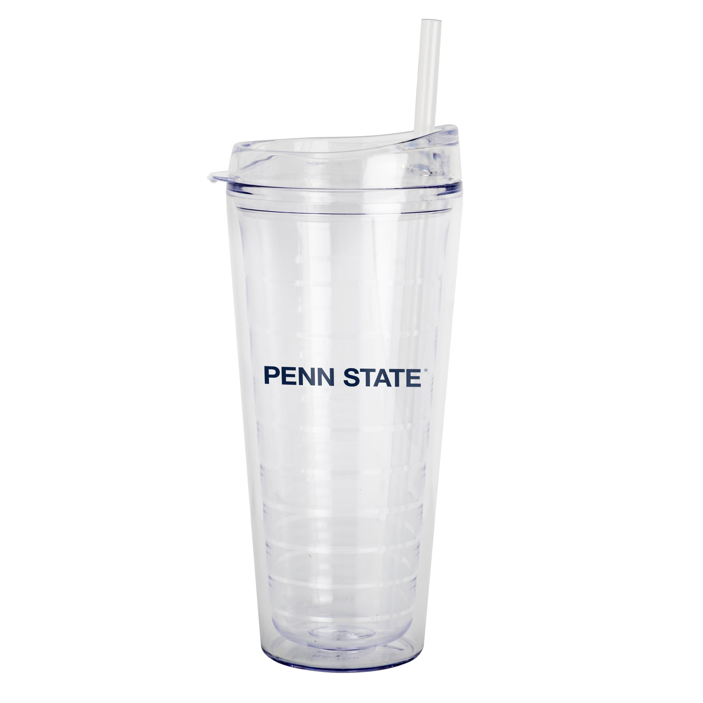 Penn State 22oz Flipside Dbl Wall Clear Tumbler