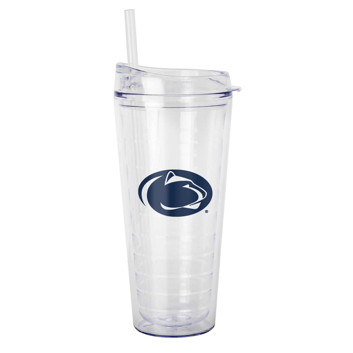 Penn State 22oz Flipside Dbl Wall Clear Tumbler