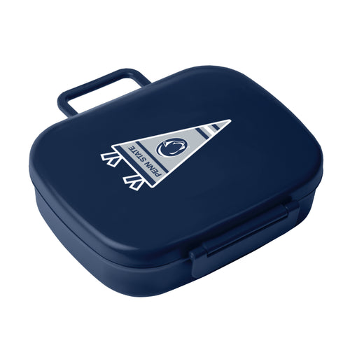 Penn State Travel Pennant Lunch Box cooler by Logo Brands, featuring classic Penn State pennant design and insulated interior.