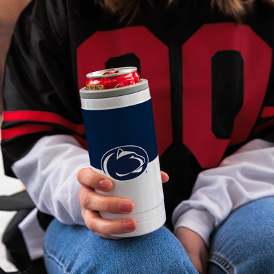 Penn State Colorblock 12oz Slim Can Coolie - Logo Brands