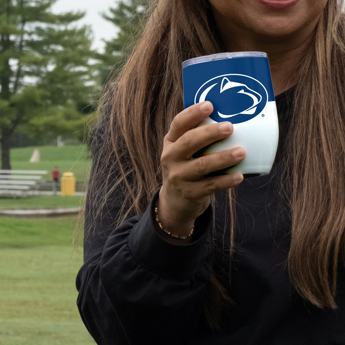 Penn State 16oz Colorblock Stainless Curved Beverage - Logo Brands