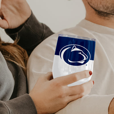 Penn State 16oz Colorblock Stainless Curved Beverage - Logo Brands