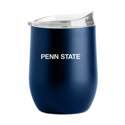 Penn State 16oz Flipside Powder Coat Curved Beverage - Logo Brands