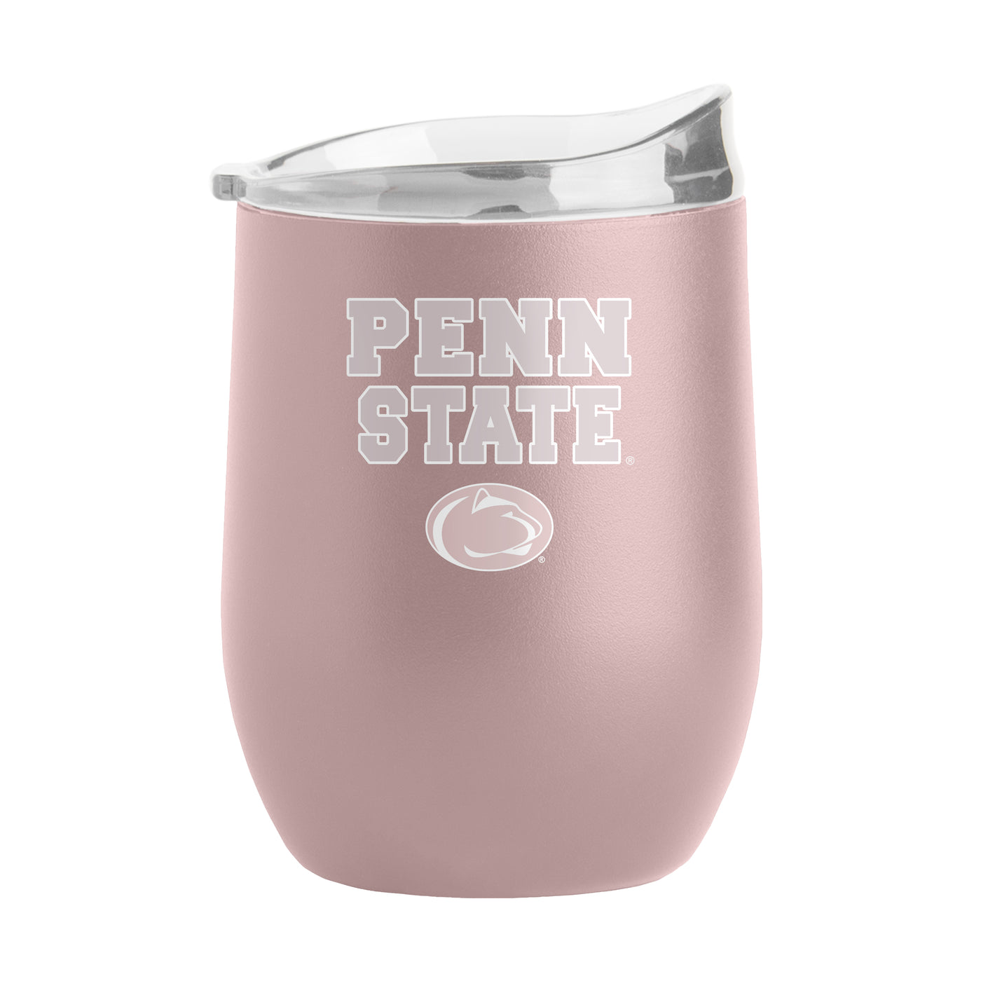 Penn State 16oz Stencil Powder Coat Curved Beverage