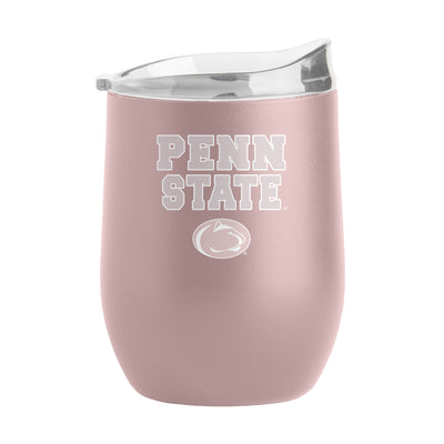 Penn State 16oz Stencil Powder Coat Curved Beverage