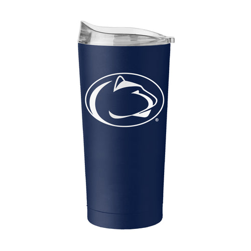 Penn State 20oz Flipside powder coat tumbler from Logo Brands, featuring the university logo and durable drinkware design.