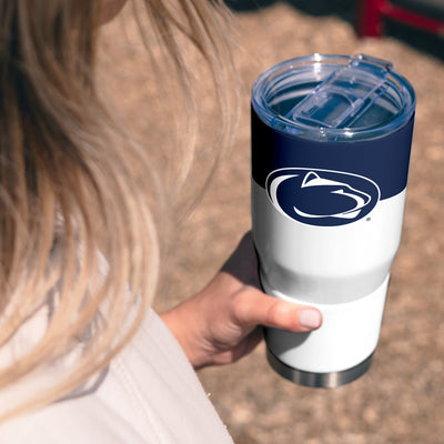 Penn State 30oz Colorblock Stainless Tumbler - Logo Brands