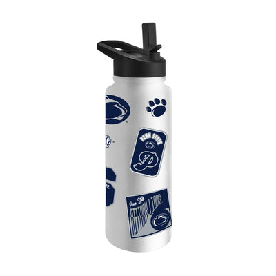 Penn State 34oz White Dreamweave Quencher Bottle