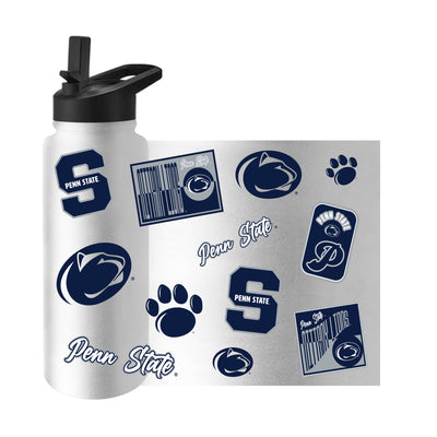 Penn State 34oz White Dreamweave Quencher Bottle