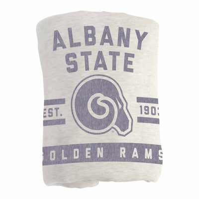 Albany State Oatmeal Sweatshirt Blanket - Logo Brands