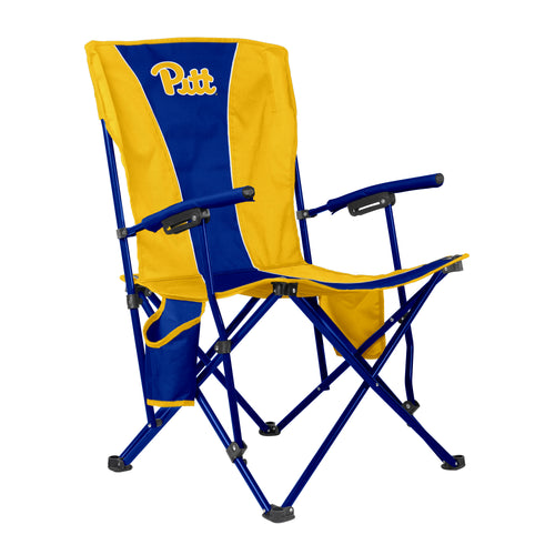 Pittsburgh Big Boy Hard Arm Chair from Logo Brands, sturdy furniture with a bold team logo and plush armrests, ideal for game days.