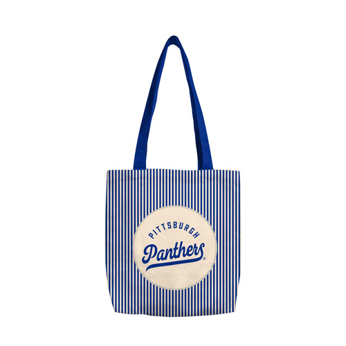 Pittsburgh Classic Canvas Tote bag by Logo Brands with team logo and sturdy handles, perfect for carrying essentials.
